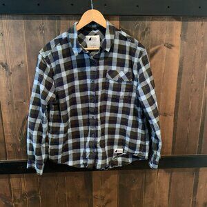 MEC Great Outdoors Flannel Shirt Women's Large